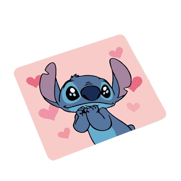 Liten Mus Gaming Musmatta Mus Stitch MOUS Musmatta Gamer Mausepad Datormatta Skrivbordsunderlägg PC Tillbehör Mattor Tangentbord Skåp Mause pink 300*250*3mm