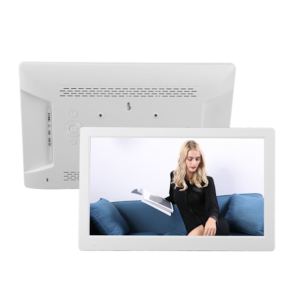 15,6 tums digital fotoram 1080P HD-skärm videouppspelning 32 GB lagring automatisk rotering fjärrkontroll IPS-bildram EU-kontakt