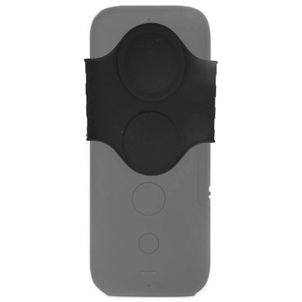 Sunnylife IST-BHT627 Panoramic Motion Camera Fisheye-objektiv Silikon Skyddande Fodral för Insta360 One X Svart