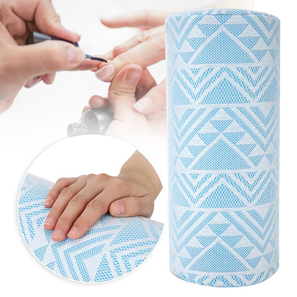 3 farver neglekunst pude pude blød halvcirkel manicure hånd arm hvileholder blå