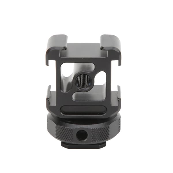 Trippel Cold Shoe-festeadapter med 3 Cold Shoe for kameraforlengelse, mikrofon, LED-lys