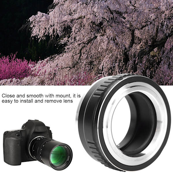 Fikaz Adapter Ring för M42 Mount Objektiv till Canon EOS M Serie Spegelreflexkamera