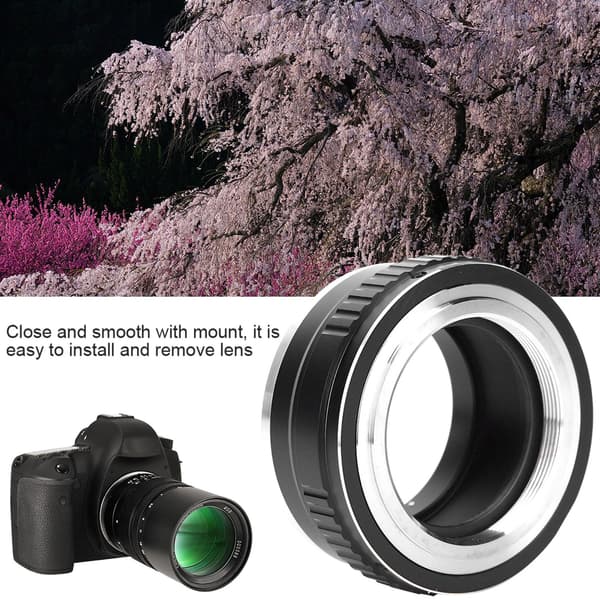 Fikaz adapterring til M42-objektiv, der passer til Canon EOS M-seriens spejlløse kamera