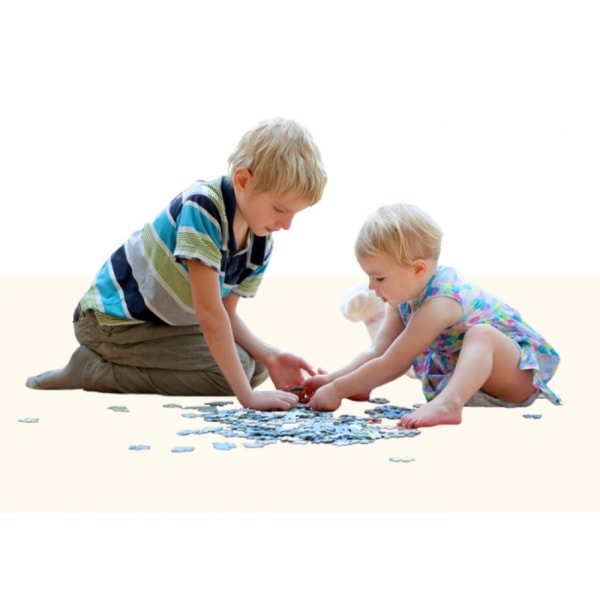 Roligt pussel för barn Papperspussel för barn Leksaker Baby för tidig utbildning Bordsspel 3-6 år gamla pojkar och flickor