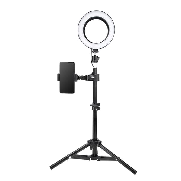 6 tommer USB LED Video Lys Dæmpbar Ringlampe til Fotografering Selfie Live Studio