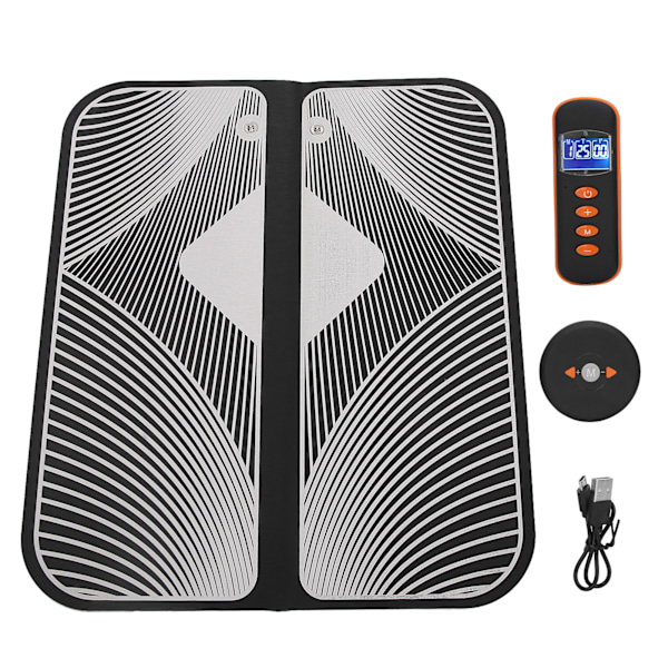 Electric Foot Massager Mat Smart EMS Foot Massager Pad Foot ABS Muscle Stimulator MatWith Remote Control