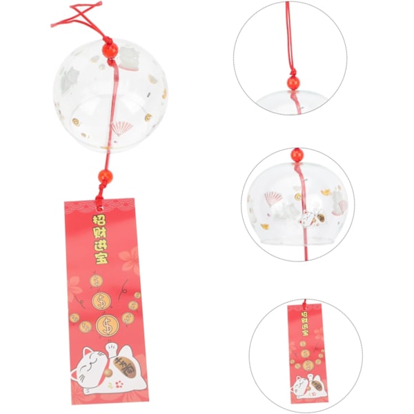 Glasvindspel i japansk stil, små japanska vindklockor, handgjorda vindklockor, dekoration för hemmet, japanska vindklockor