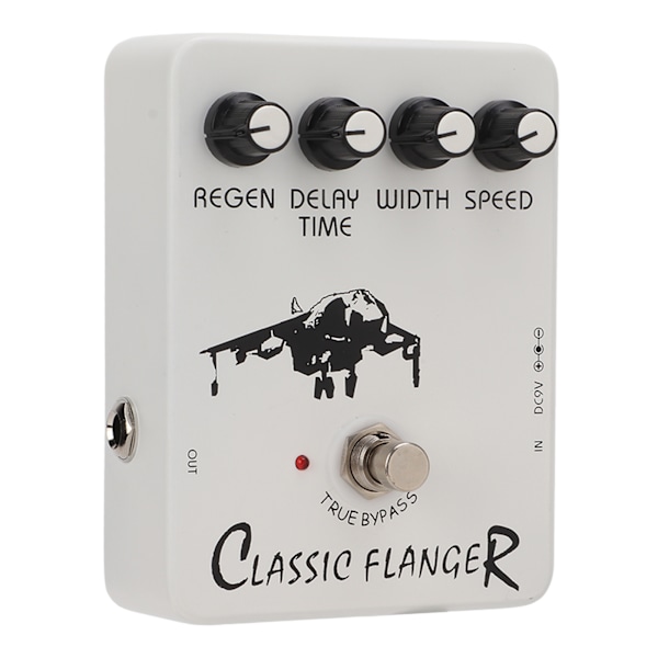 Gitarr Effekt Pedal Metallic Flanger Ljud Snabb Vibrato Elektrisk True Bypass JF‑07