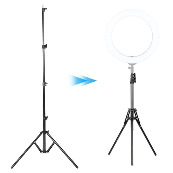Zomei 1,9 m stativ til LED-lampe 1/4\" stativstøttestang justering