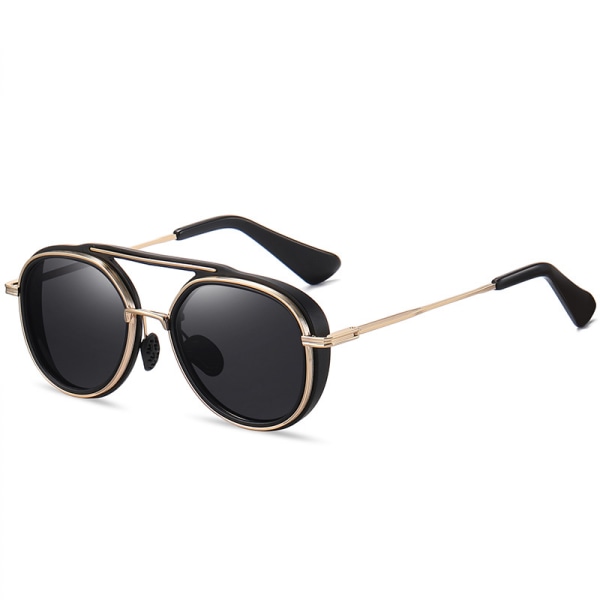 Klassiska Aviator solglasögon för kvinnor män Vintage retro metall nyanser