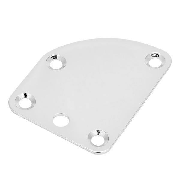 5-hulls nakkeplate for ST elektrisk gitar Deluxe Style DIY erstatningsdeler (sølv)