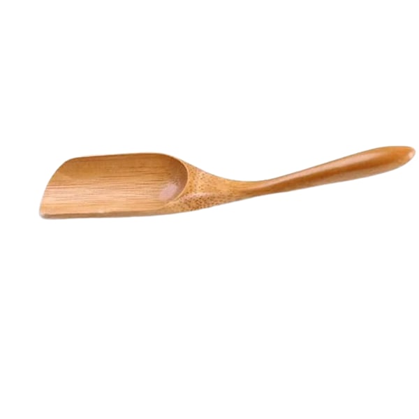 Bambu tesked Skopa Naturlig bambu träskedar för att ösa kaffepulver krydda, socker, honung, kaffe, tesked (lång)