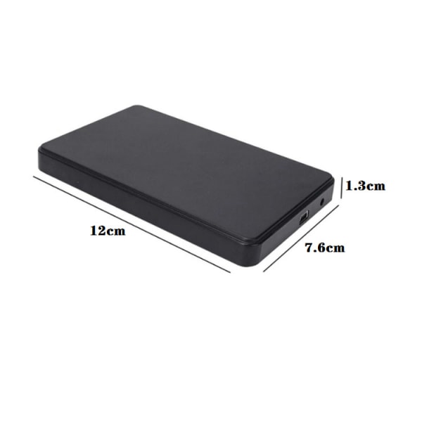 2,5 tums serieport SATA extern mobil mekanisk hårddisk box notebook hårddisk skal box stor kort USB 2.0