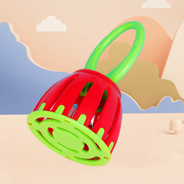 Käsikellon Jingle-Rattle-Kellotikku Muovi Shaker Käsikellon Leikki Lasten Lapsille Punainen Vihreä