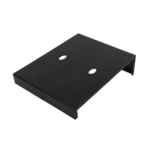 2 stk. Gitarpedalbrett Luftfartsaluminium Effektplate Musikk Instrument Tilbehør Svart