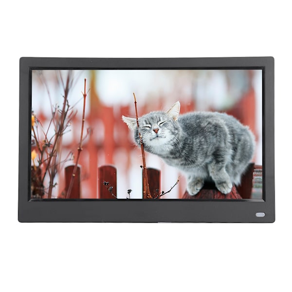 12,5\" skärm HDMI IPS Multifunktionell Digital Elektrisk Fotoram 1080P (Svart )