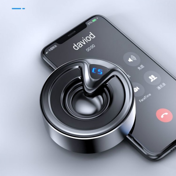 Mini Bluetooth-kaiutin Kannettava Metalli Ulkoilma Vahva Basso Pieni Teräs Tykki Tukee TWS-liitäntää Langaton Äänisarakke