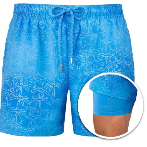Badbyxor för män Simshorts Board Shorts Quick Dry Beach Shorts-DK6017