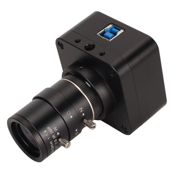 4K USB Webcam 2160P 25fps 8MP HD Multimedia Interface 2.8 til 12mm F1.4 Manuel Zoom CS Mount Linse Mini USB2.0 PC Kamera til Live Streaming