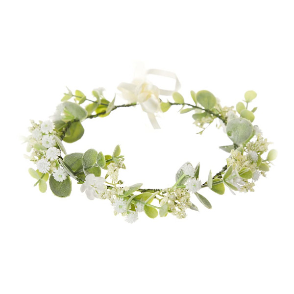 Kunstig boho tiara bryllup eukalyptus baldakin til fotorekvisitter STYLE1 meget fleksibel kan laves til enhver form