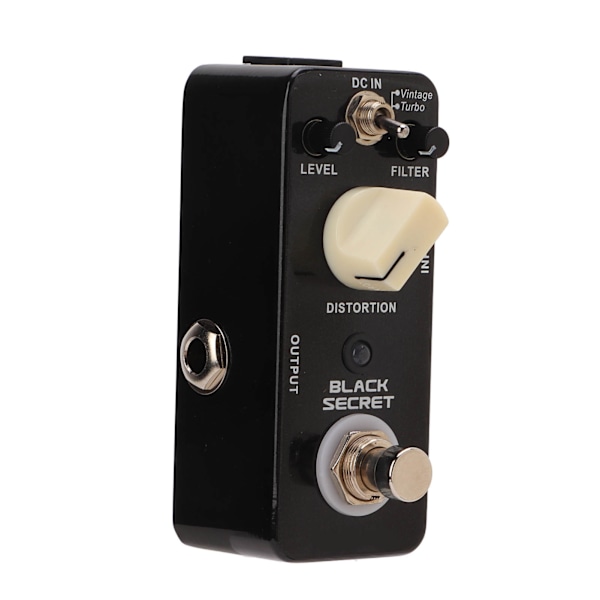Kitaraefektipoljin Black Secret Classical Distortion True Bypass 2 Tilaa Tarvike