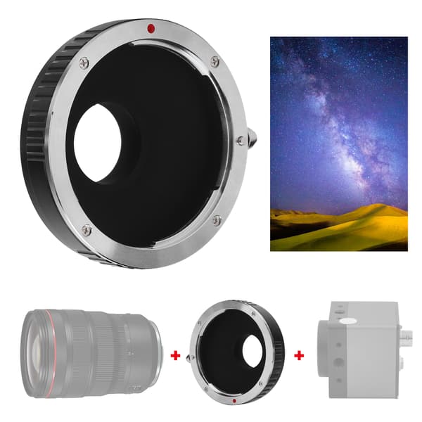 Linseadapterring passer til Canon EF EFS-monteringslinse til installation på C-monteringskameraadapter