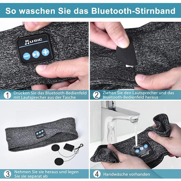 Unikuulokkeet, Bluetooth-urheilupanta kuulokkeet erittäin ohuilla HD-stereoäänikaiuttimilla, täydelliset nukkumiseen, treenaamiseen, lenkkeilyyn, joogaan,