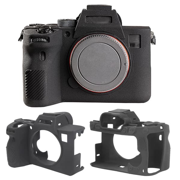 Kamerabeskyttende husdæksel ridsefast blødt silikoneetui til Sony A7R4