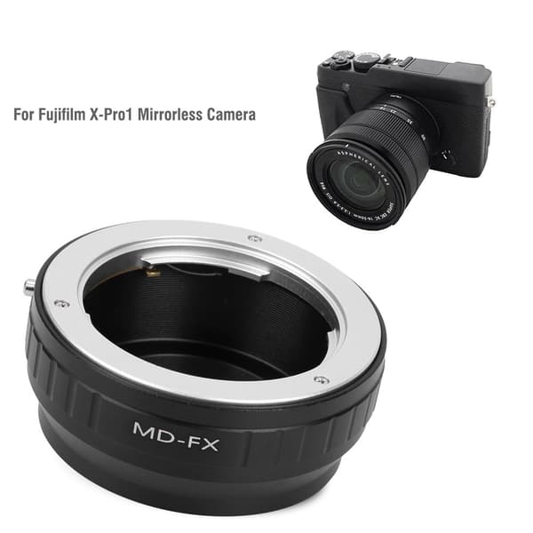 Kameraobjektivadapterring til Minolta MD-objektiv, der passer til Fujifilm X-Pro1 spejlløst kamera