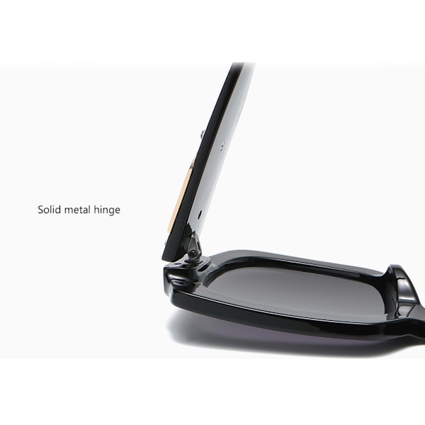 Retro Rimless Aviator Solbriller for Kvinner Menn Klassisk Dame UV400 Beskyttelse Gradient Linse Solbriller