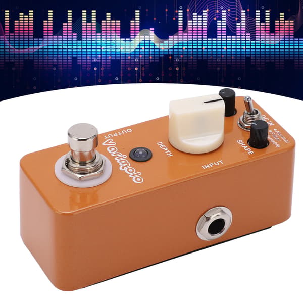 Effektpedal Varimolo Digital Tremolo Single 3 Modes Justerbart Instrument Tilbehør
