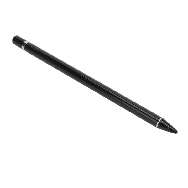 Universal Stylus Pen Magnetisk Penhætte Åben og Brug 95mAh Micro USB Touch Screen Penne til Smartphone Tablet Computer Sort