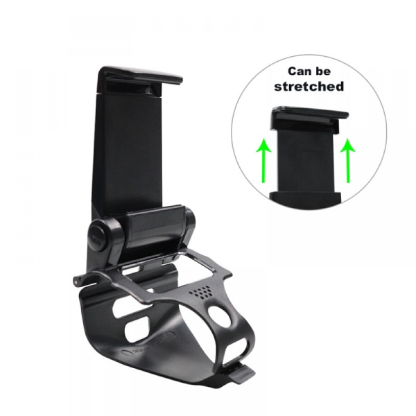 Telefonklipsholder til PS5-controller Gamepad, mobilholder til PS5 DualSense-controller, foldbar, justerbar, smartphonestøtte