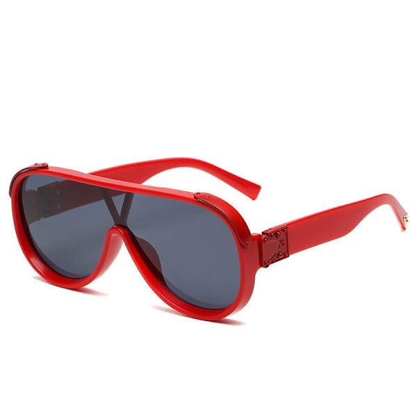 Flat Top Hip Hop Rapper Retro Aviator Solbriller