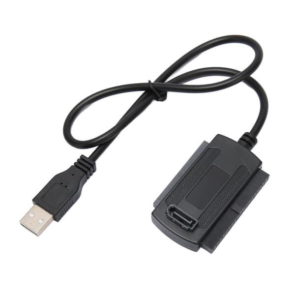 USB 2.0 til IDE SATA adapterkabel 3 Bruk harddisk-konverteringssett 100‑240V