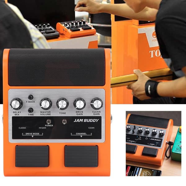Joyo Jam Buddy BT -kitaraefektipedaalivahvistin akulla