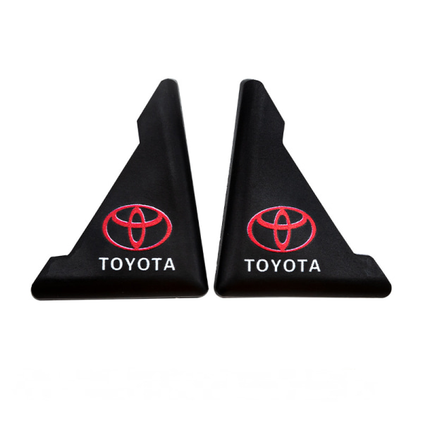 Bilfrontdörr Anti-kollision hörn-[Toyota] Svart Snap-On (tvåpack)