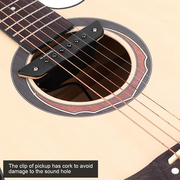 B-Band M1 Akustisk gitarr ljudhål pickup Passiv pickup med ändstiftsspänne
