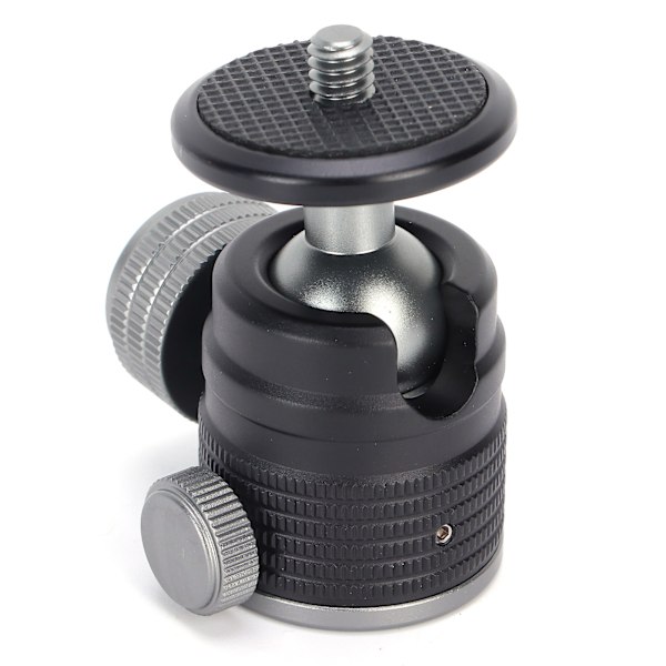 Adapter för varm skofäste 360 graders vridbar minikulled 1/4 tums stativskruvhuvud för DSLR-kamera