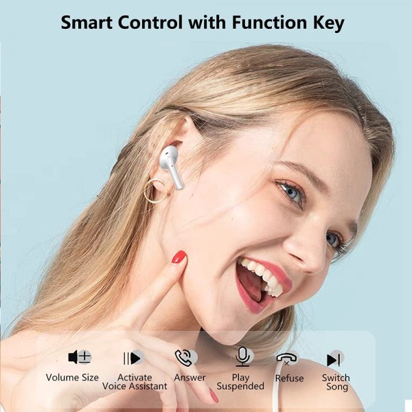 IPX5 vattentäta Bluetooth hörlurar 30H uppspelning Trådlösa hörsnäckor in-ear-öronsnäckor med digital skärm ljudfonos Bluetooth inalambricos med trådlös