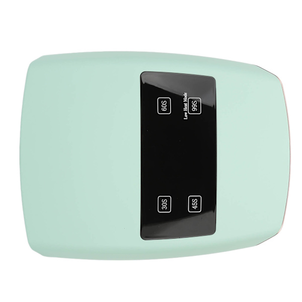 96W Neglelakk Tørketrommel 32stk Lysbrikker 4 Tidsinnstilling LED-skjerm Neglelakk Herdelampe 100‑240V EU-plugg