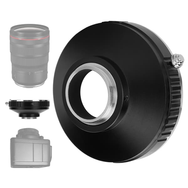 Linseadapterring passer til Canon EF EFS-monteringslinse til installation på C-monteringskameraadapter