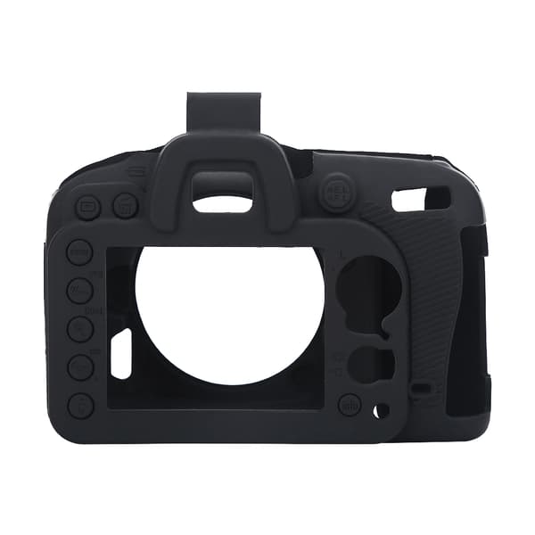 Letvægts holdbart silikone kamerataske cover beskytter til Nikon D7100 D7200 (sort)