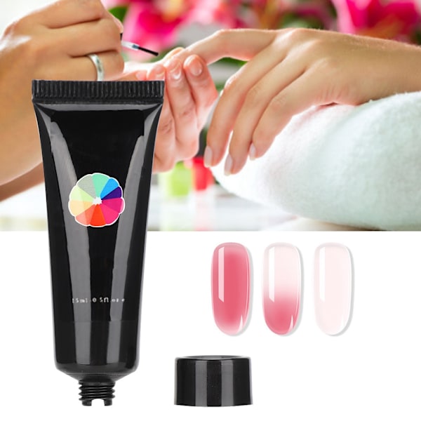 Kvinde Temperatur Skift Negle UV Gel Gradient Farve Negle Forlænge Lim Kunst Manicure (04)