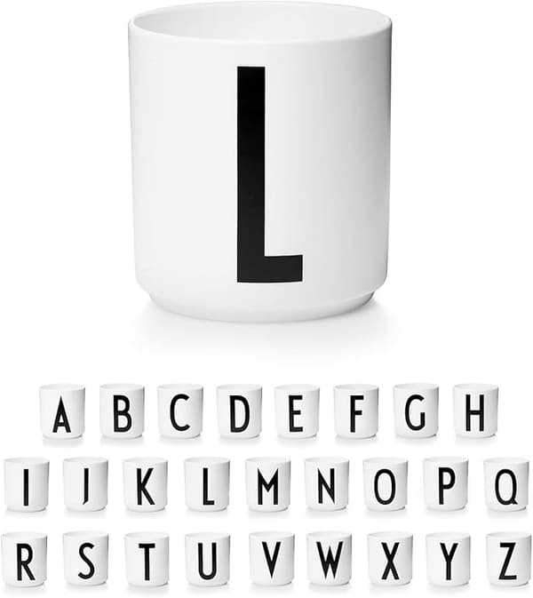 Brev kaffekopp / Brev Mugg enkel stil（Brev L）