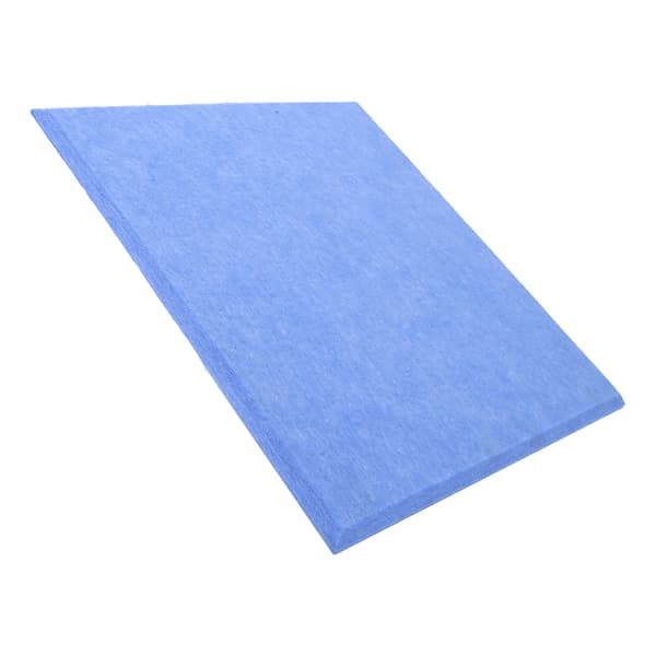 6 stk. Akustisk absorptionspanel Fortykket Reducer Reverb Lydisolerende polstring Absorber (Blå)