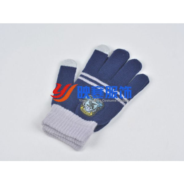 Handsker cos Harry Potter Academy Handsker Ravenclaw Handsker Touch Screen Handsker Børns Fødselsdag og Festgaver (Blå)