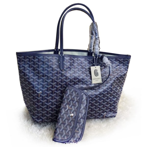 Enstaka Axel Damernas Bag Shopping Bag Star Fan Zi Moder Bag PU Stor h?g kapacitet sapphire blue
