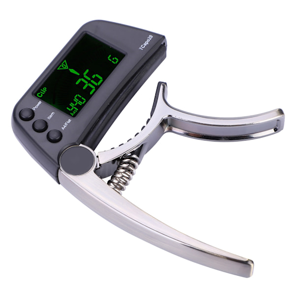 Meideal 2 i 1 TCapo20 Capo Tuner med LCD for Gitar Bass(Kobberfarge)