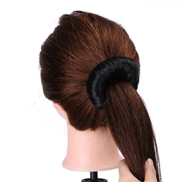Kvinde Hår Twist Ring Shaper Maker Tidligere Sommer Styler Band Værktøj Styling Tilbehør Sort